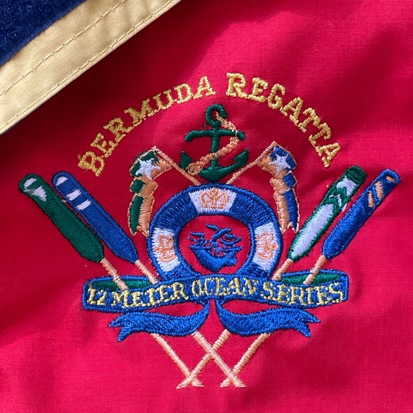 EUC vintage colour block windbreaker full-zip jacket with hidden hoodie, Size L - Picture 5 of 15